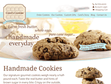 Tablet Screenshot of carolscookies.com